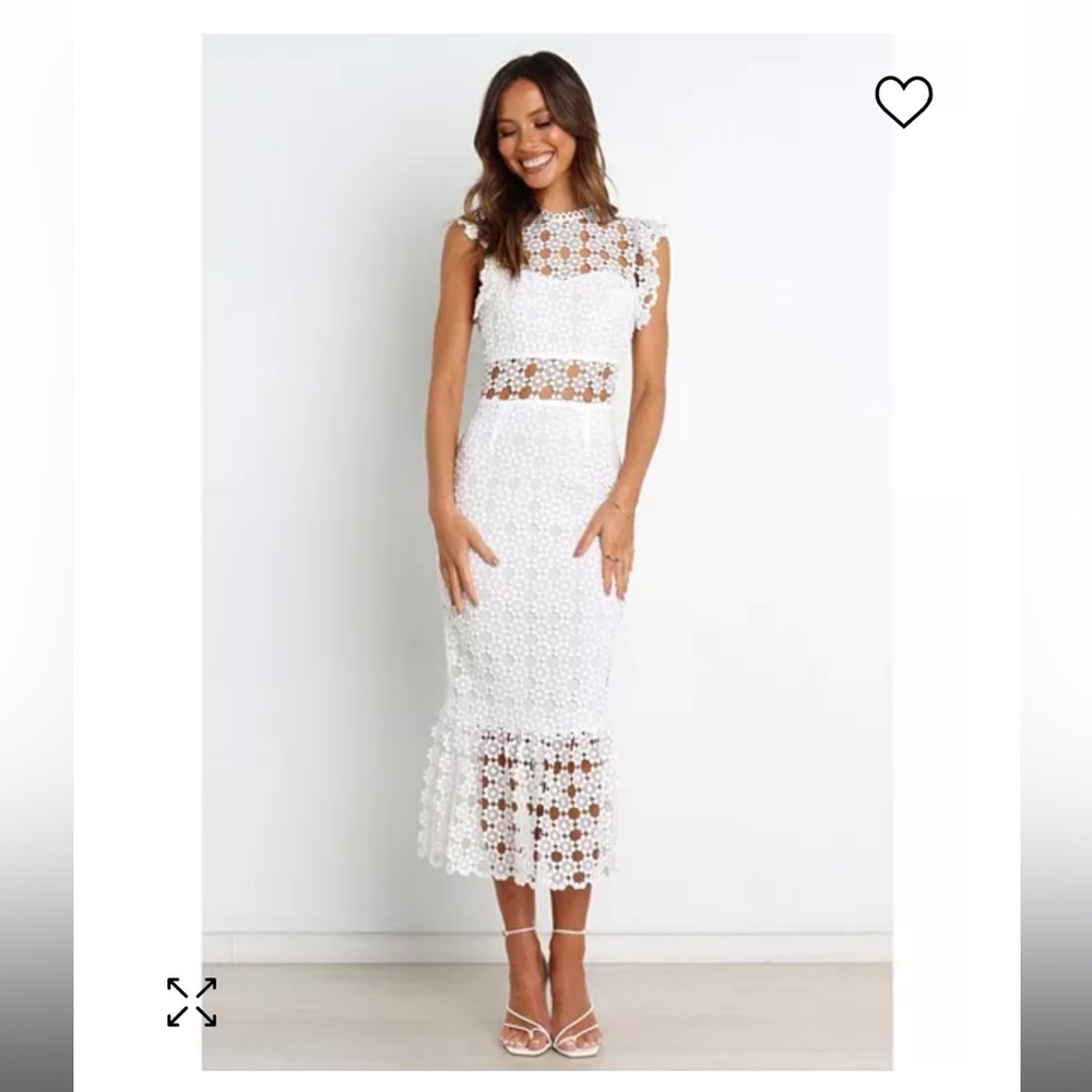 Petal and Pup White Lauren Dress